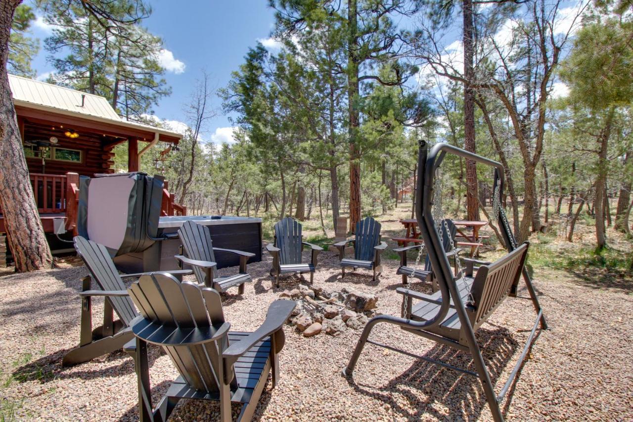 Lakeside Cabin On 2 Acres With Fire Pit And Hot Tub! Pinetop-Lakeside Zewnętrze zdjęcie