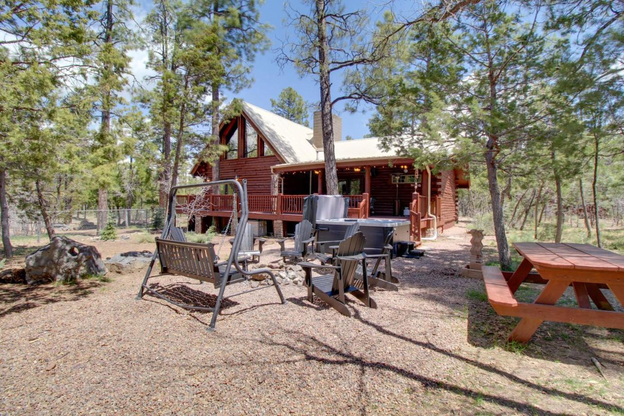 Lakeside Cabin On 2 Acres With Fire Pit And Hot Tub! Pinetop-Lakeside Zewnętrze zdjęcie